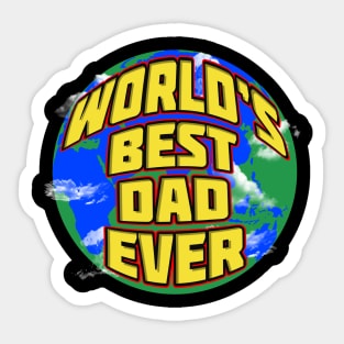 World's best dad ever Sticker